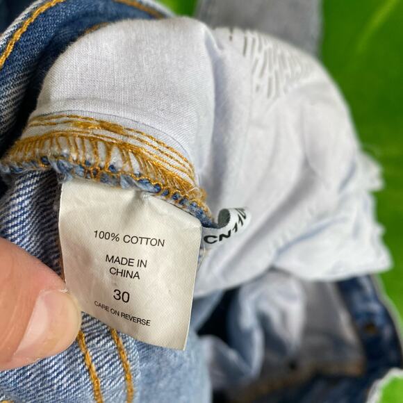 Happy X Nature Acid Wash High-Rise Strasight Jeans Sz 30 - Picture 9 of 11